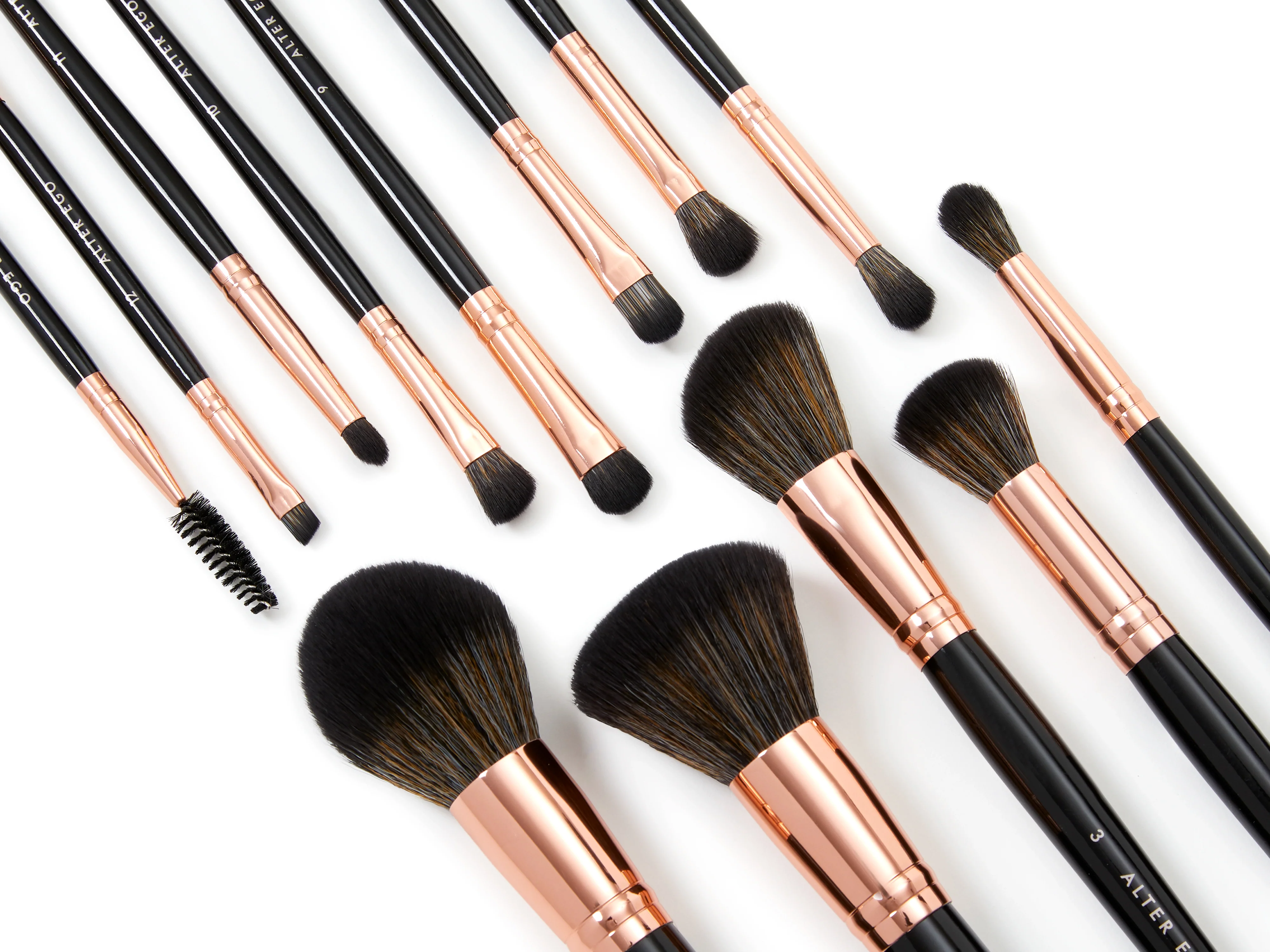 12 Piece Brush Set with Bag - Image 2