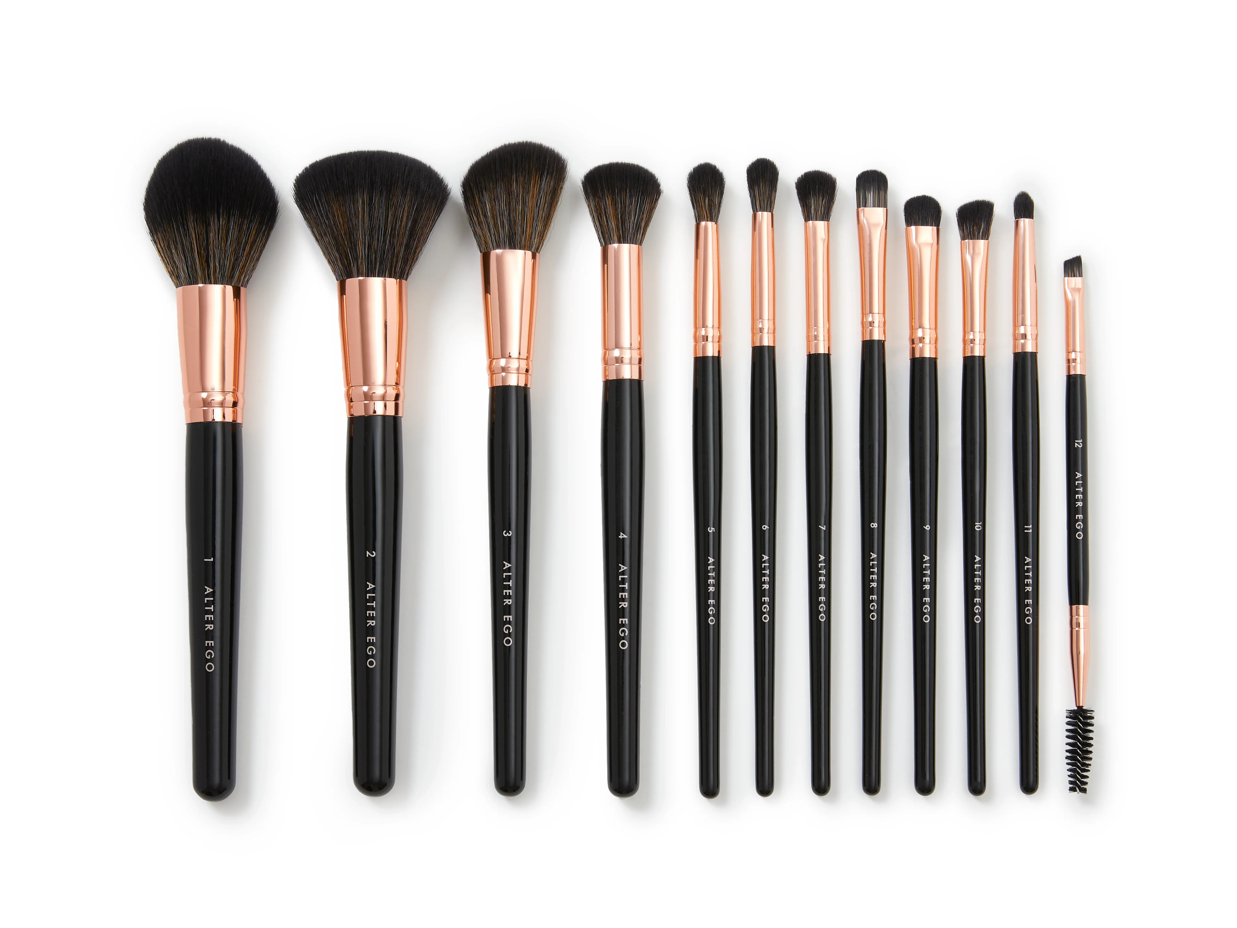 12 Piece Brush Set with Bag - Image 3