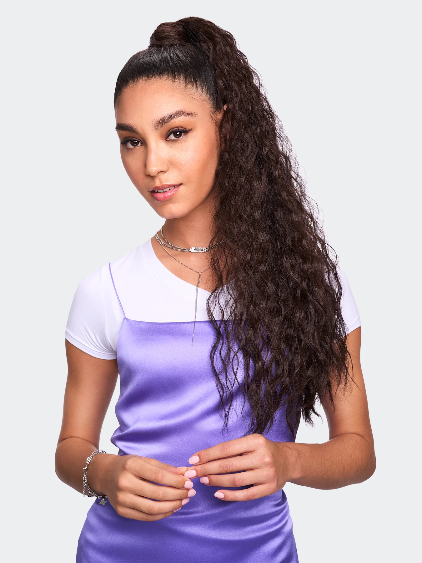 Pony No. 5 - 26" Extra Long with Spiral Waves Ponytail Clip-In Hair Extension - Image 3