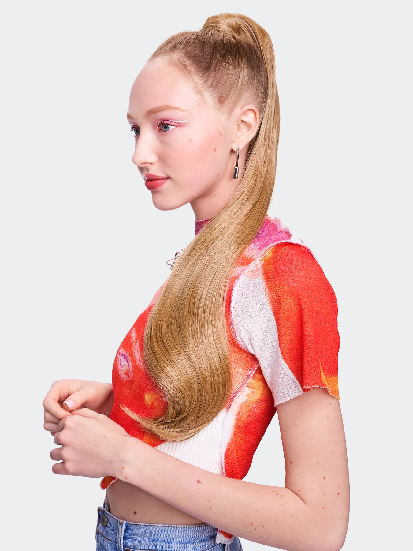 Pony No. 1 - 26" Extra Long with Soft Waves Ponytail Clip-In Hair Extension - Image 3